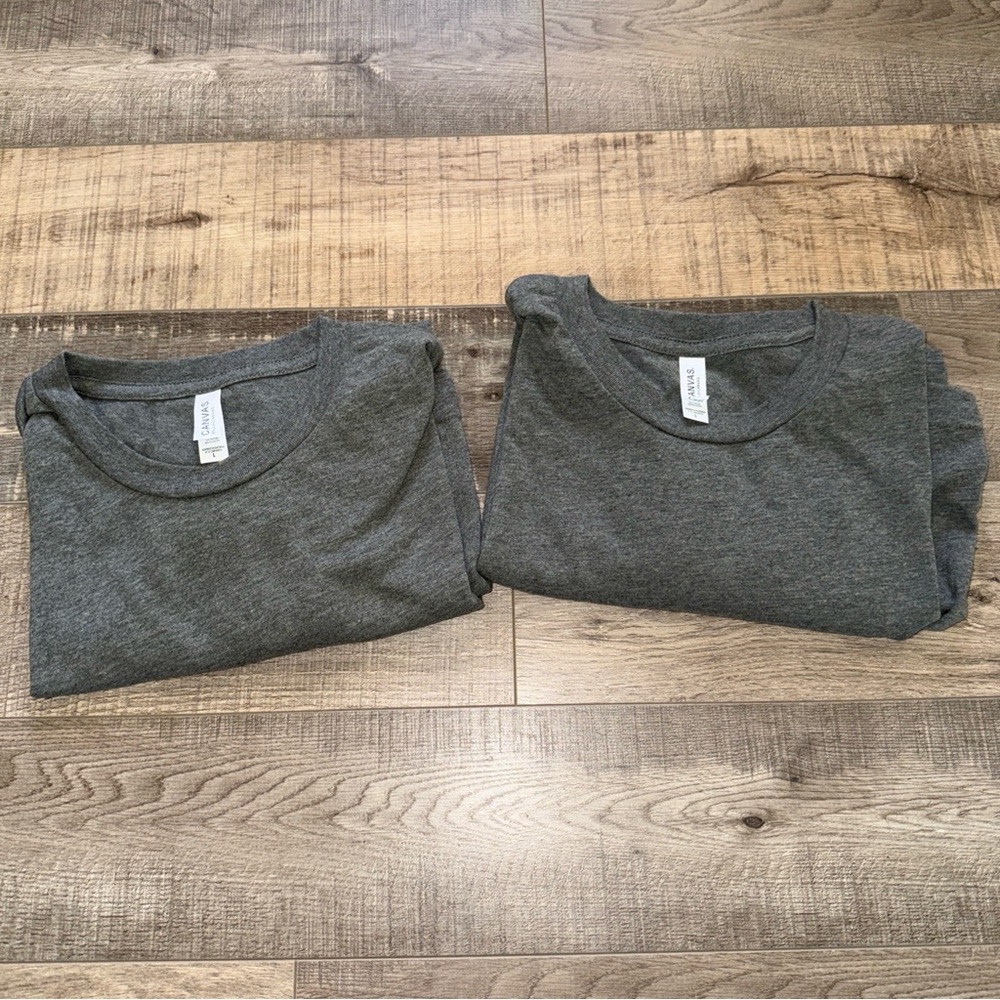 CANVAS blanks t shirts unisex large